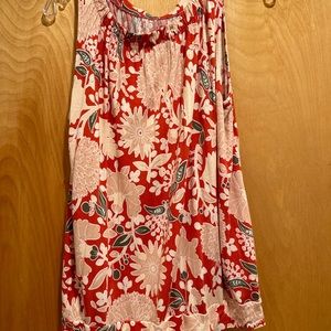 LOFT Outlet large blouse sleeveless tank top floral